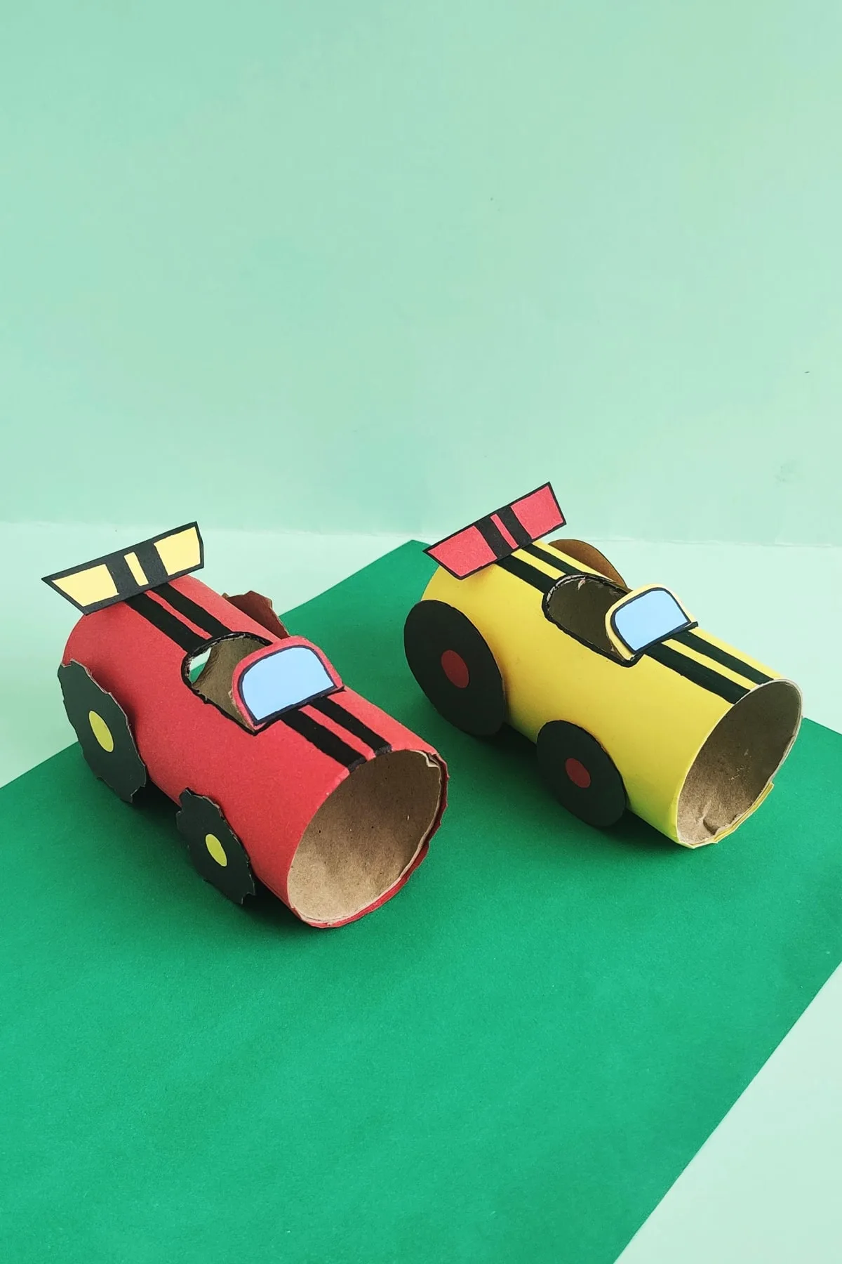 Easy Toilet Paper Roll Race Car