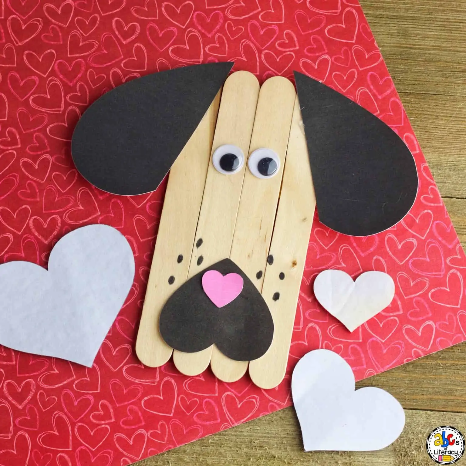 Valentine’s Day Dog Craft