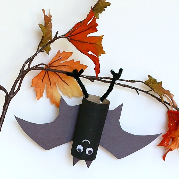 Hanging Bat Craft for Kids