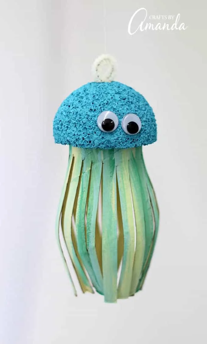 Cardboard Tube Jellyfish