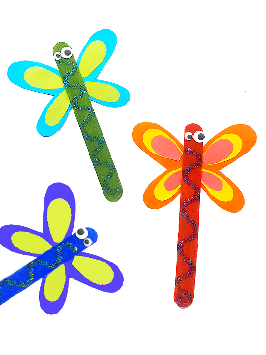 Craft Stick Dragonflies