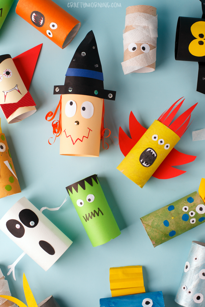 Toilet Paper Roll Halloween Characters