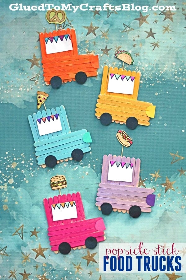Popsicle Stick Food Truck Craft