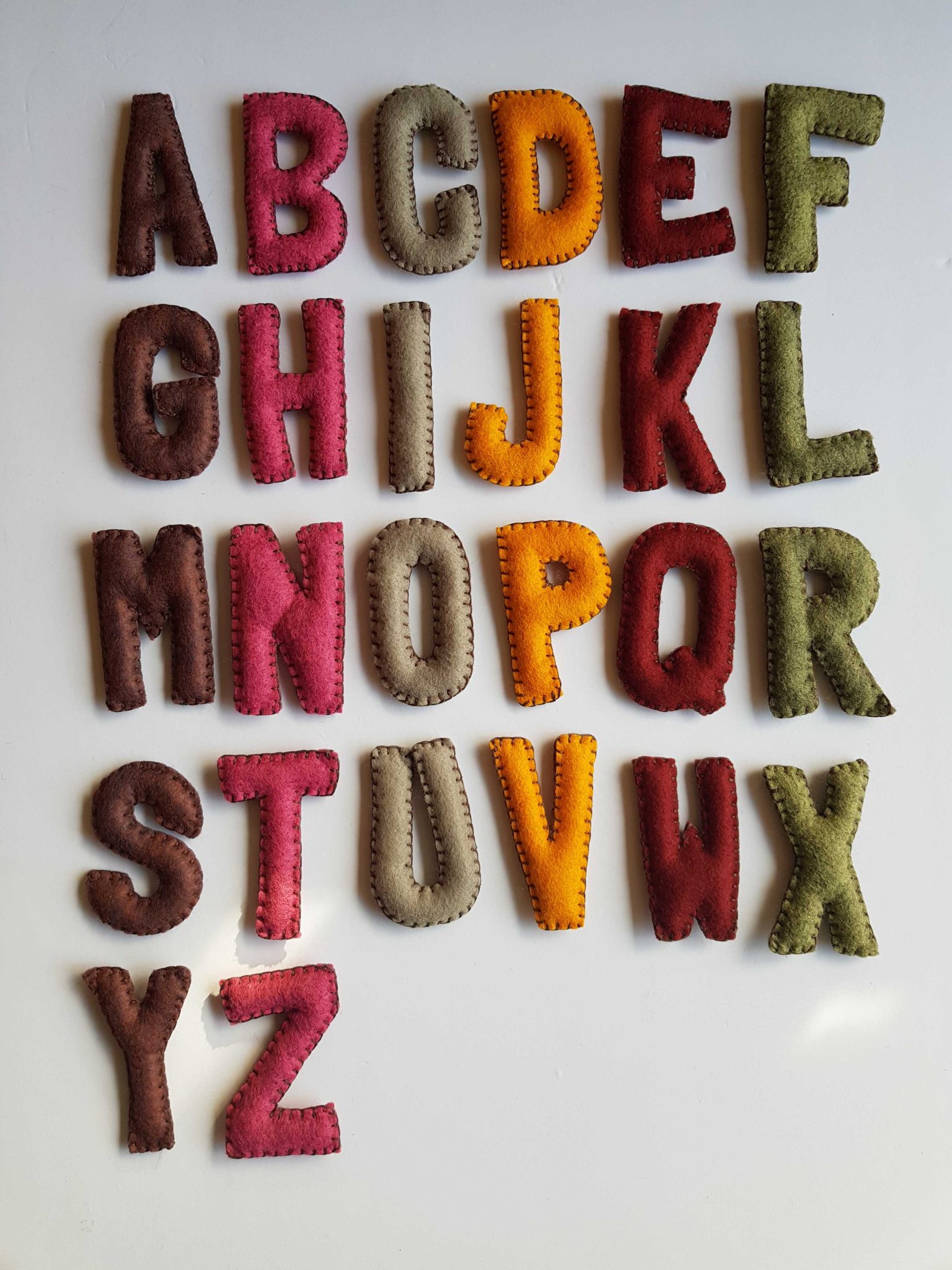 Felt Alphabet Letters