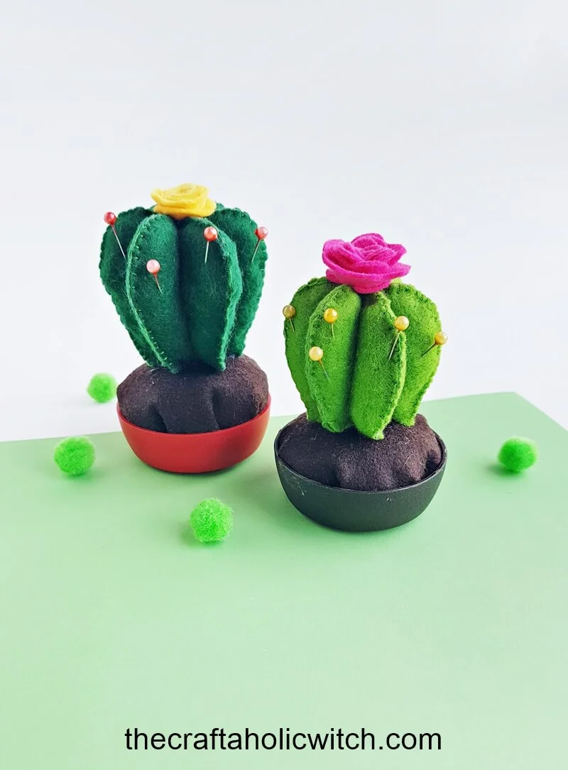 DIY Cactus Pincushion