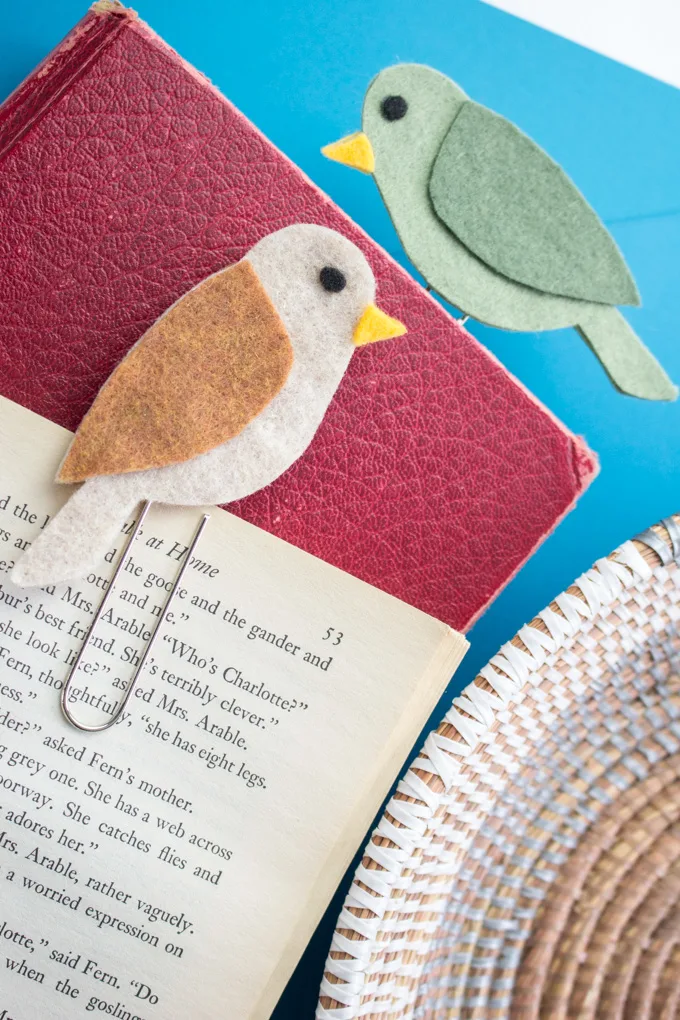 Tweety Felt Bird DIY Bookmarks