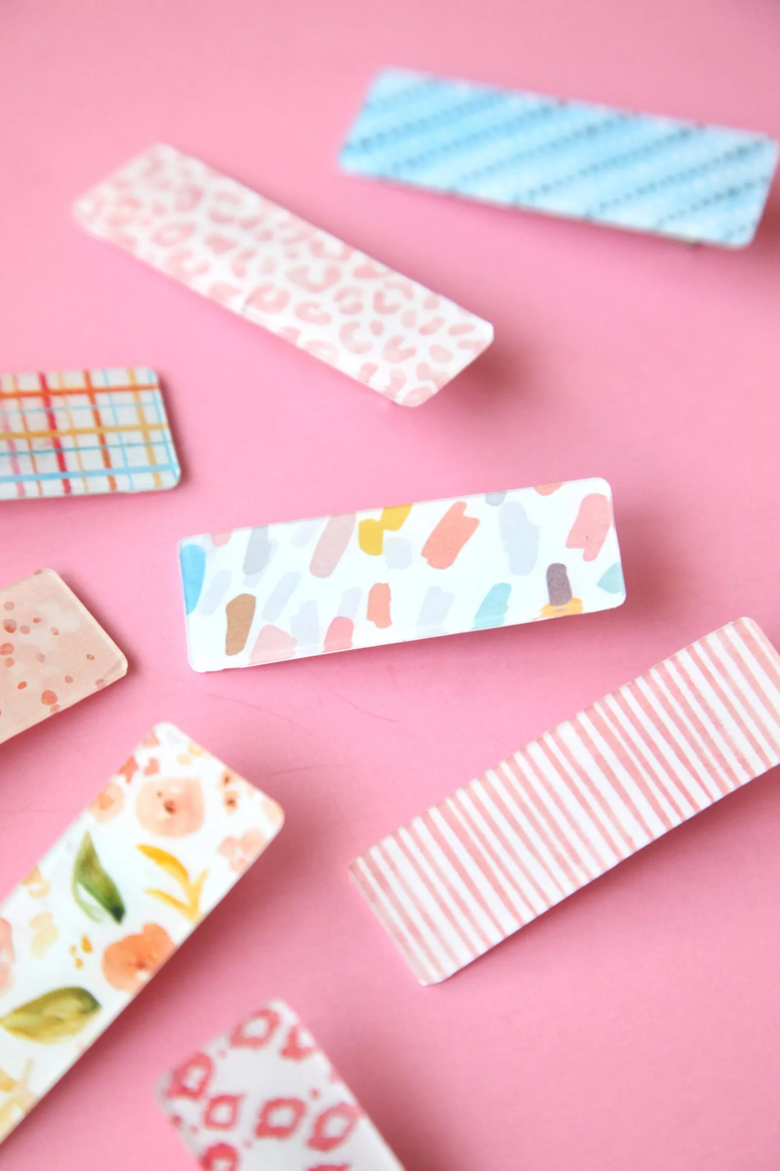 DIY Shrink Plastic Barrettes