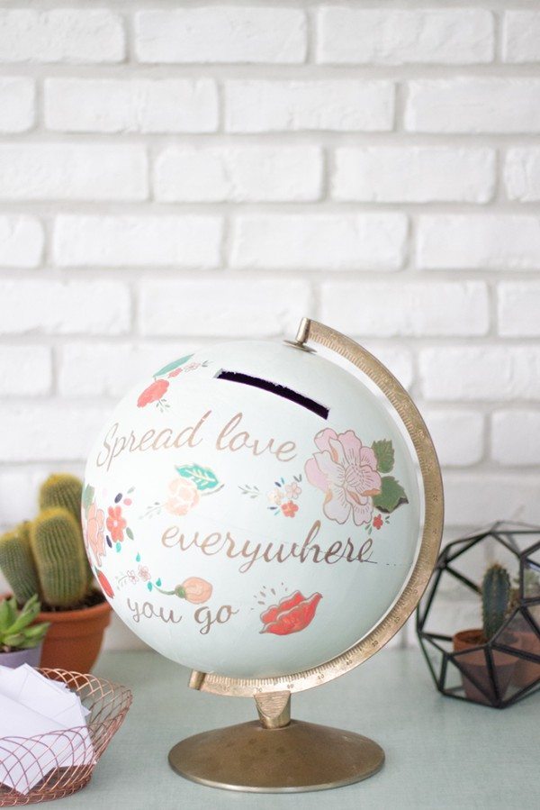 DIY Globe Piggy Bank