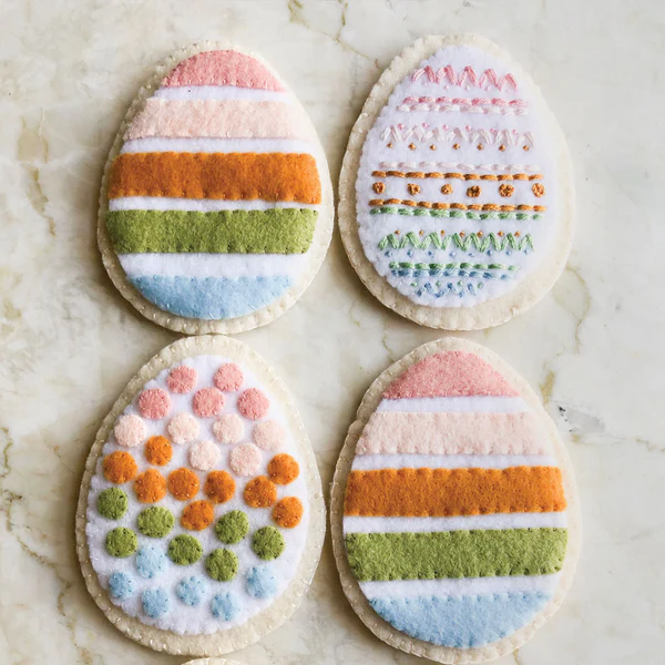 DIY Felt Easter Eggs