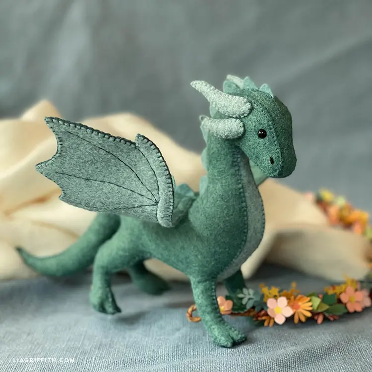 Felt Dragon