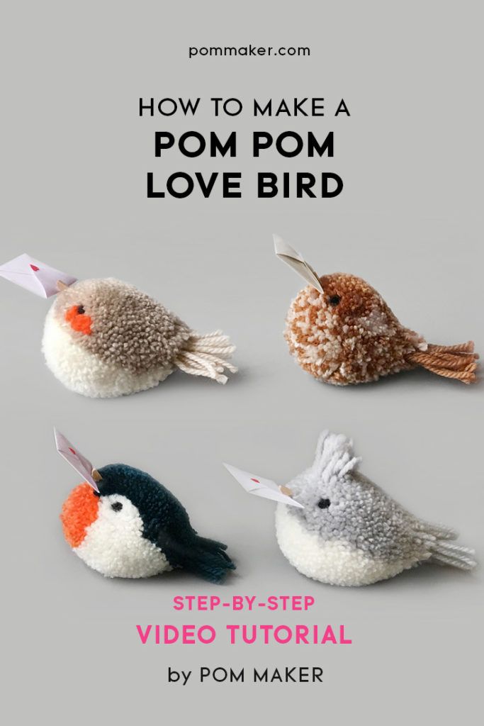 Pom Pom Love Birds