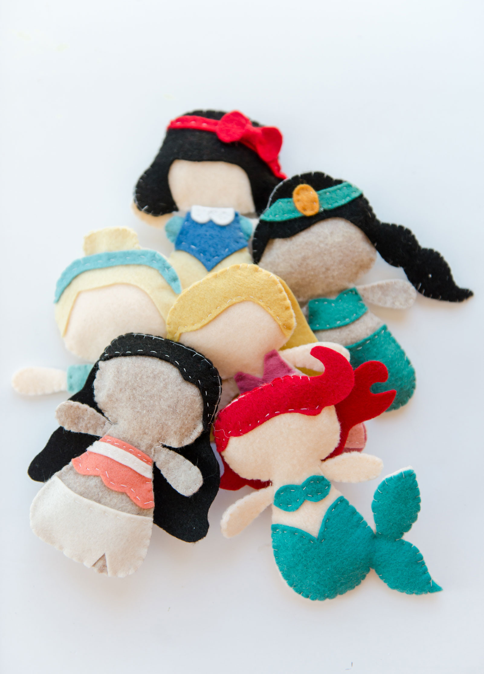 Felt Princess Plushies