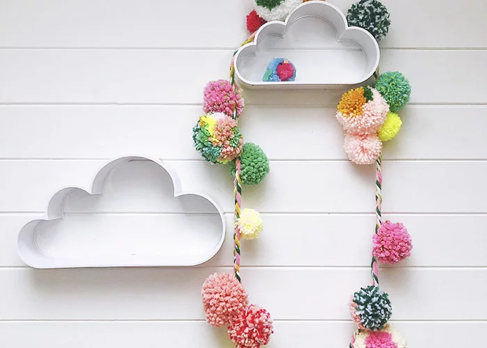 Spring DIY Pom-Pom Garland