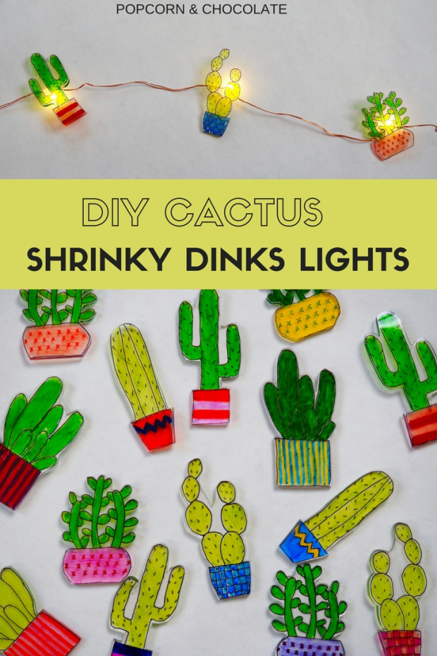 Cactus Shrinky Dinks Lights