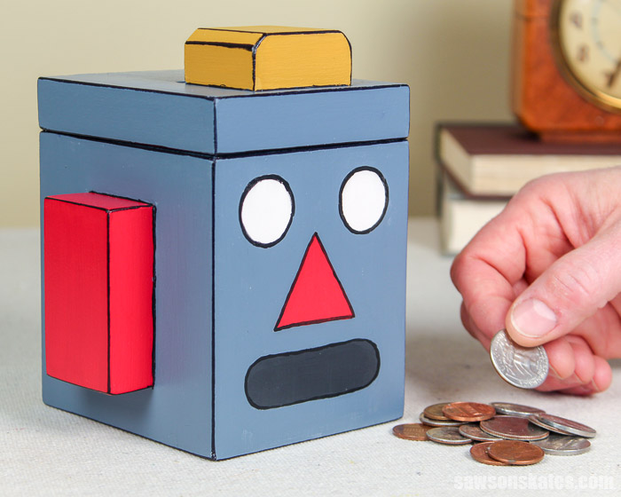 Robot Emoji DIY Piggy Bank