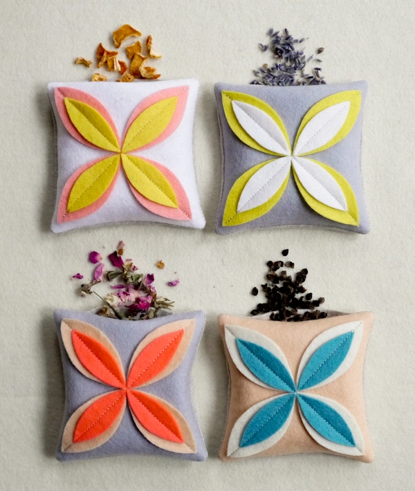 Felt Flower Sachets