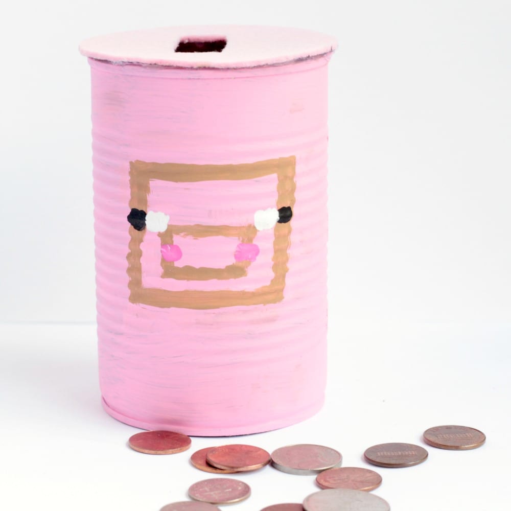 Minecraft Piggy Bank