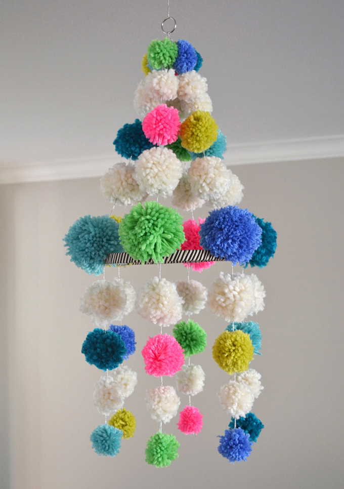 Pom Pom Chandelier