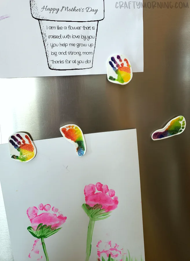 Shrinky Dink Fridge Magnets